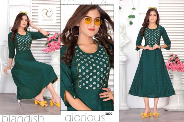 Ramdev Raanisa Vol 1 Embroidery Designer Kurti Collection